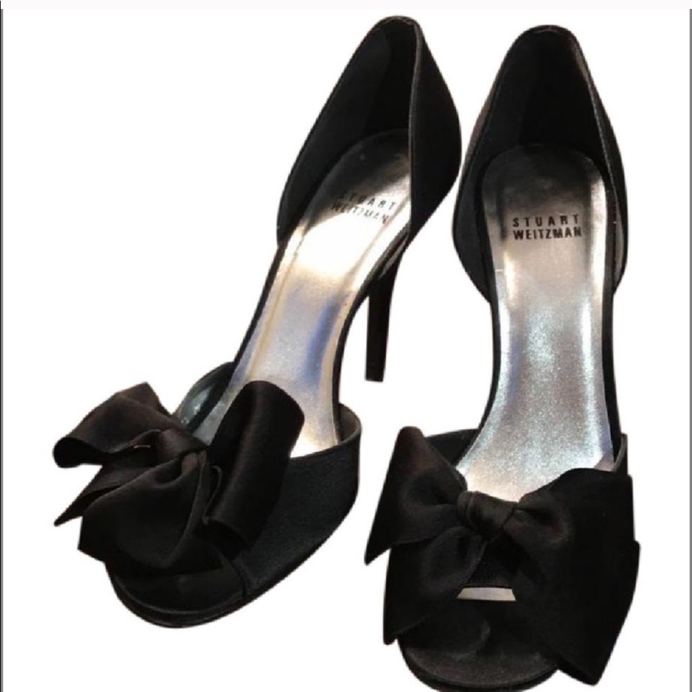 Stuart Weitzman D’orsay Peep Toe Stilettos